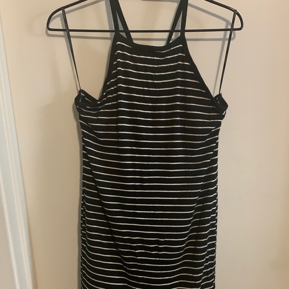 Cross Cross Back Mini Bodycon Dress